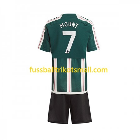 Fußballtrikots Manchester United Mount 7 Kinder 2023-2024 Kurzarm Auswärts-trikot kaufen